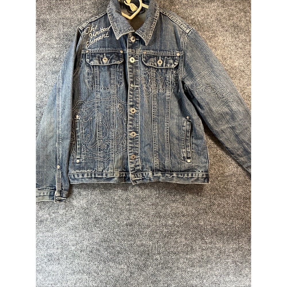 Vintage Tony Boy Embroidered Denim Trucker Jacket - Kids Size 12 / 12A (As Is)